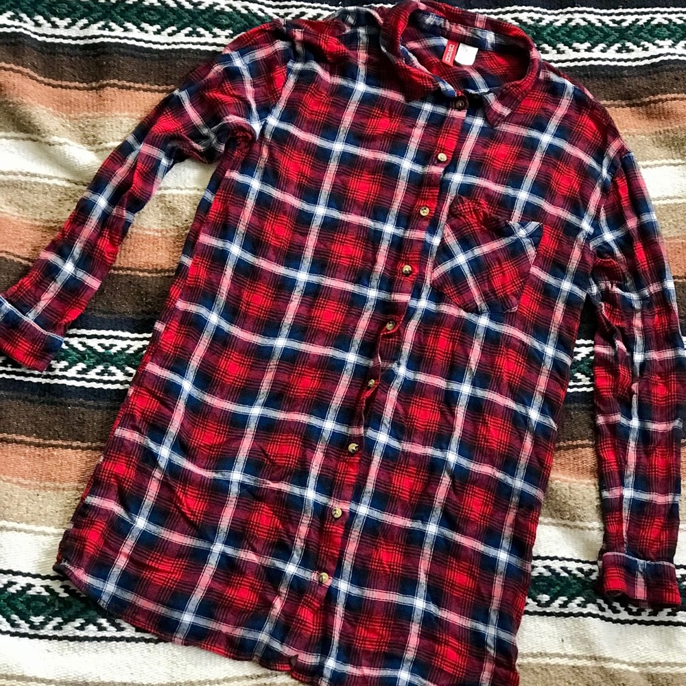 Long flannel